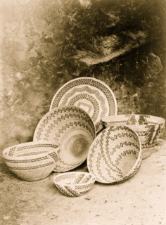 Baskets in the Painted Cave--Yokuts 1924