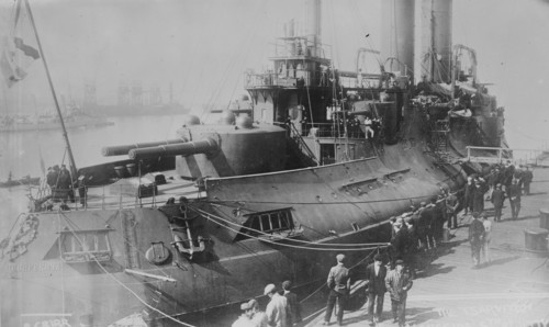 Battleship Tsarevich docked at Port of New York 1905