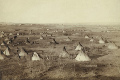 Native American Encampment - Lakota Indians 1890