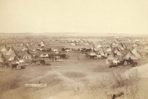 Native American Encampment - Lakota Indians 1890