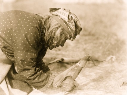 Fleshing a Hide 1927