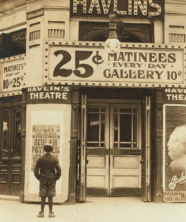 Boys Spend their money at the Theatre 1910