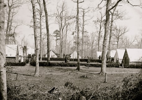 Brandy Station, Va. Field hospital of the 3rd Division, 2d Corps 1864