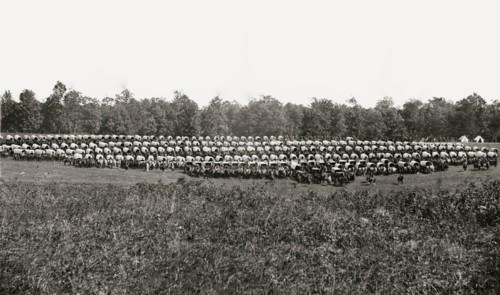 Brandy Station, Va., vicinity. Large wagon park 1864