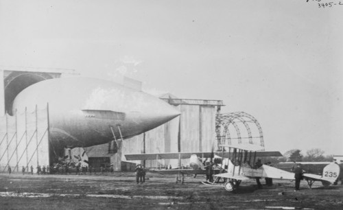 British airship, PARSEVAL & army aeroplanes