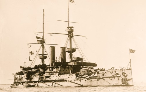 British Battleship EMPRESS OF INDIA