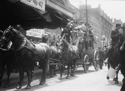California Republicans Stage a Coach to the Chicago Convention 1912