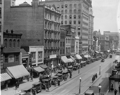 F St. from 14th Washington, D.C. 1924