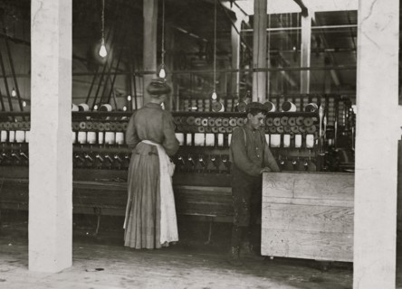 Catawba Cotton Mill, Newton, N.C. Doffer and spooler. 1908