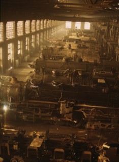 Locomotive Factory Floor 1942