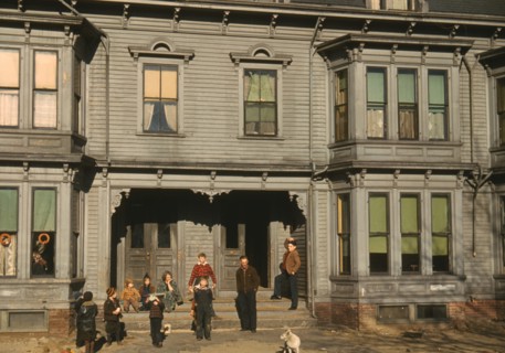 Children in the tenement district, Brockton, Mass 1910