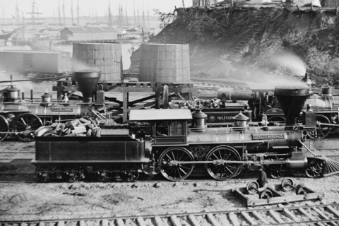 "Gen. J. C. Robinson" and other locomotives of the U.S. Military Railroad 1864