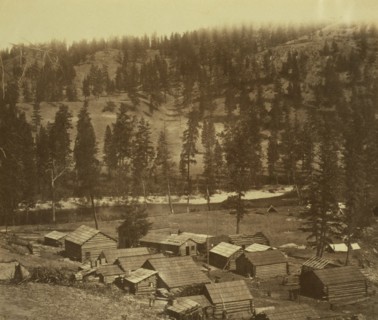 gold mining town of Rock Creek, British Columbia, 1860 1860
