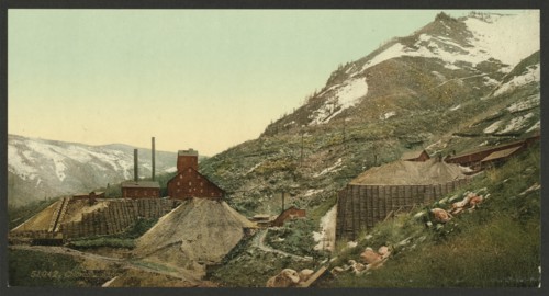 Colorado. Aspen silver mines 1900