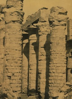 Columns of a temple, Thebes, Egypt 1880