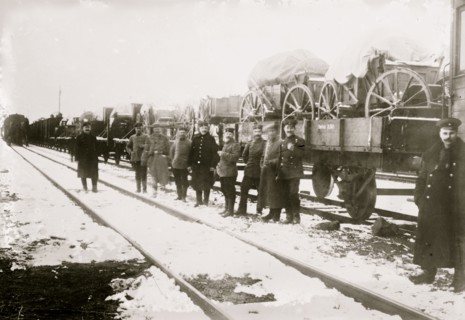 Russ guns captured in Masurian Lake Campaign 1915