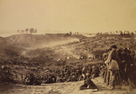 Confederate prisoners at Belle Plain Landing, Va., captured with Johnson's Division, May 12, 1864 1864