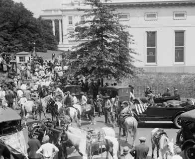 Cowboys at the White House 1923
