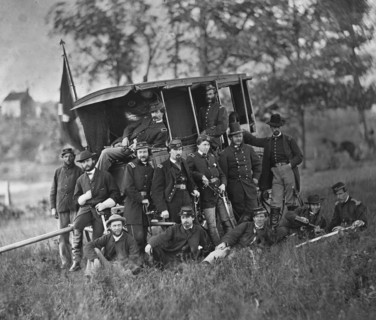 Culpeper, Va. Gen Robert O. Tyler and staff of the Artillery Reserve 1863
