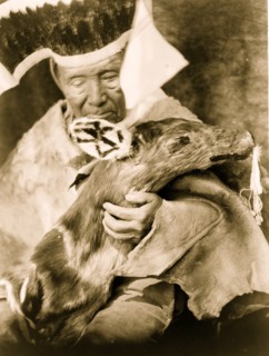 Dancer with black deer effigy 1923