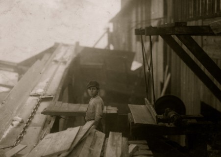 Working in a lumber mill and doing dangerous work 1914