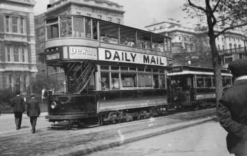 Double Decker London Tram Car