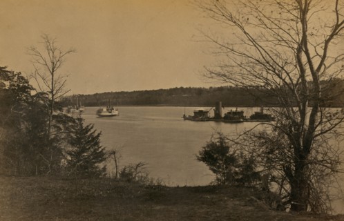 Double turreted ironclad monitor "Onondaga," James River 1863