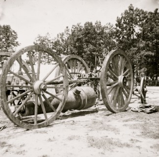Drewry's Bluff, Virginia (vicinity). Sling for heavy artillery 1865