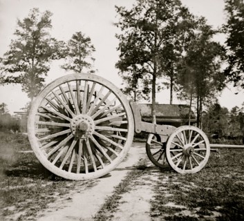 Drewry's Bluff, Virginia (vicinity). Sling for heavy artillery 1865