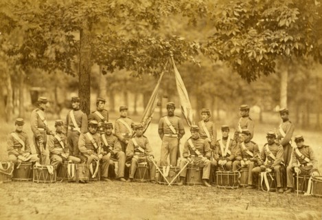 Drum corps, 8th New York State Militia, Arlington, Va., June, 1861 1861