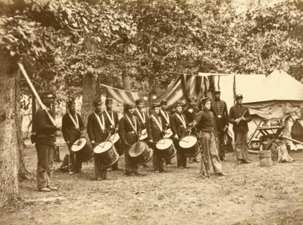 Drum Corps, 93d New York Infantry, Bealton, Va., August, 1863 1863