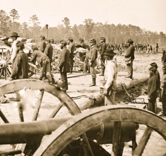Fair Oaks, Va., vicinity. Federal battery 1863