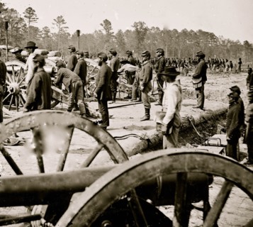 Fair Oaks, Va., vicinity. Federal battery 1862