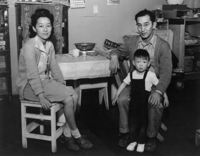 Mr. and Mrs. Henry J. Tsurutani and baby Bruce 1943