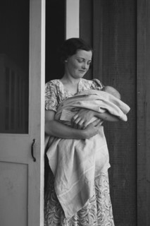 Mother and Baby in Contractor Camp 1939