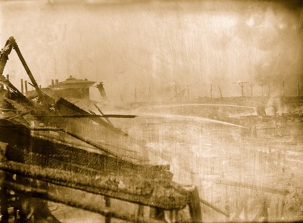 Firefighters, Firemen, Hoses, 1912