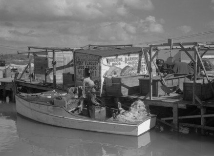 Fishing wharf. Lower Matecumbe Key, Florida 1938
