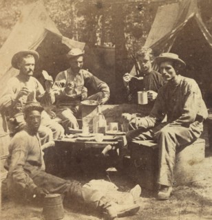 A Mess at the Front 1863