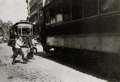 Flipping Cars--Out for Mischief. 1909