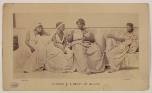Reading the story Aenone 1889