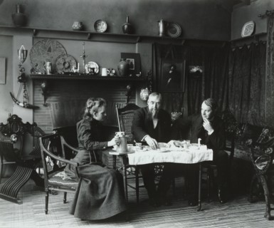 Victorian Tea Time at Artist's Studio 1900