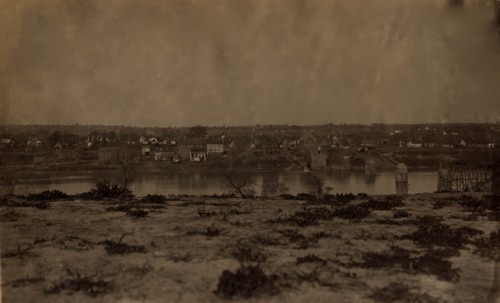 Fredericksburg, from near Lacy House. Taken during the battle of May 3, 1863 1863