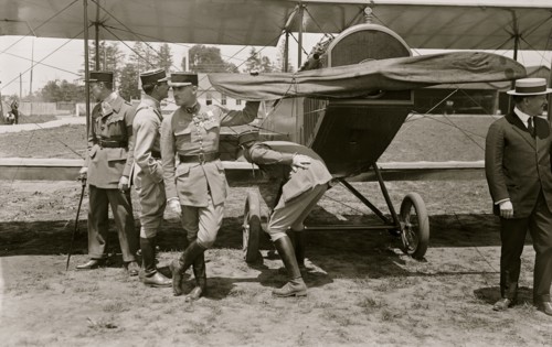 French Army aviators at Mineola