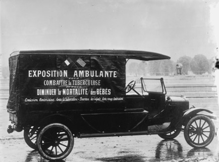 French-American World War I Ambulance at the Ready 1918