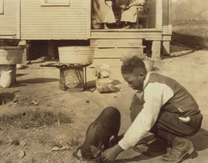 Boy & His pig 1921