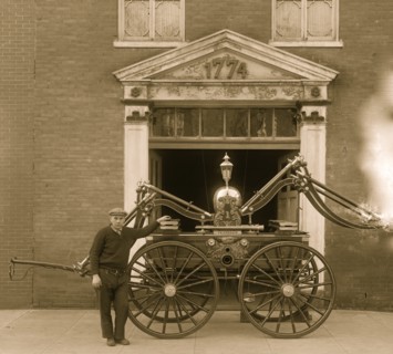 George Washington fire engine.  1931