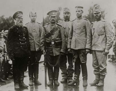 German And Austrian prisoners in Russia