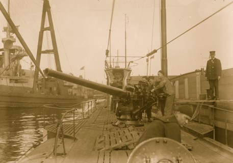 German U-Boat at Navy Yd.