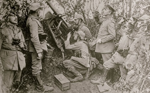 Germans. watching for planes