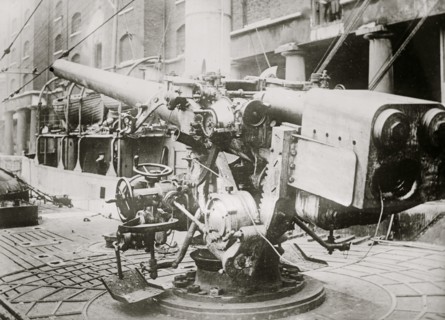 Gun on U Boat Submarine L56